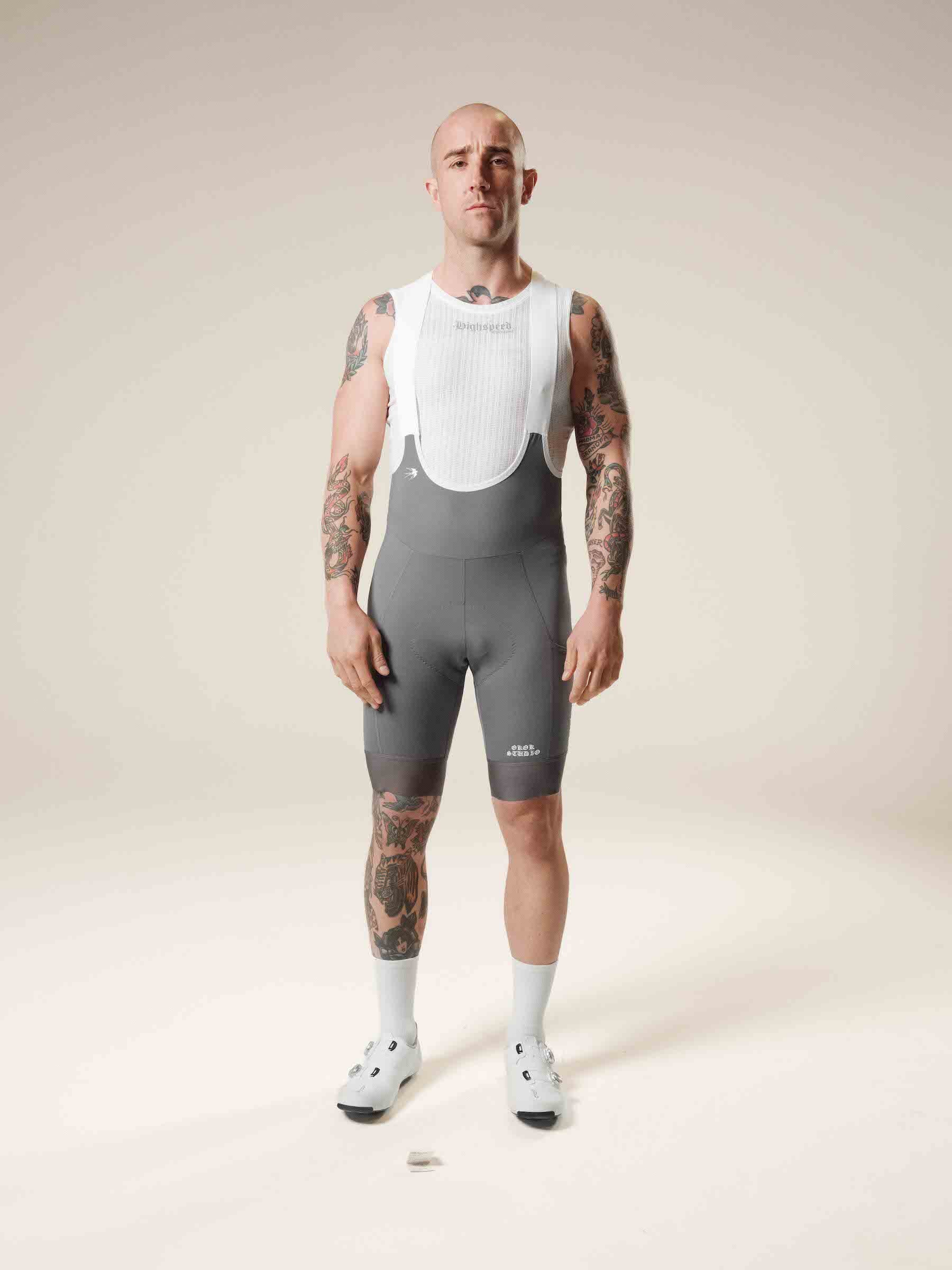 OKOK Studio Men's cargo bib shorts