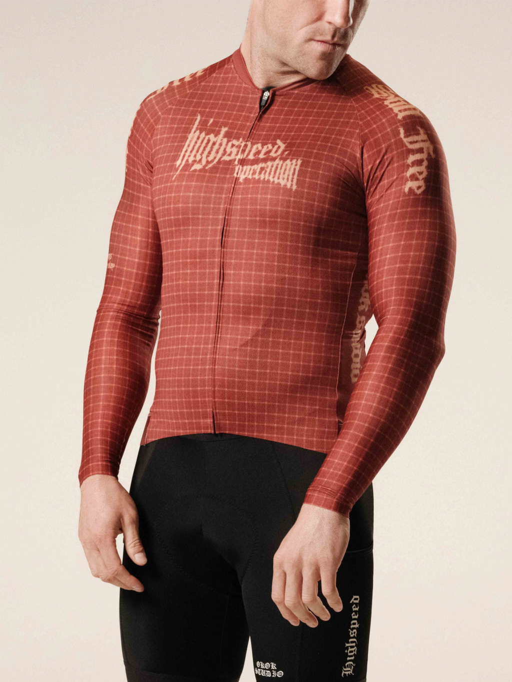 OKOK Studio Men's Chequered LS Jersey